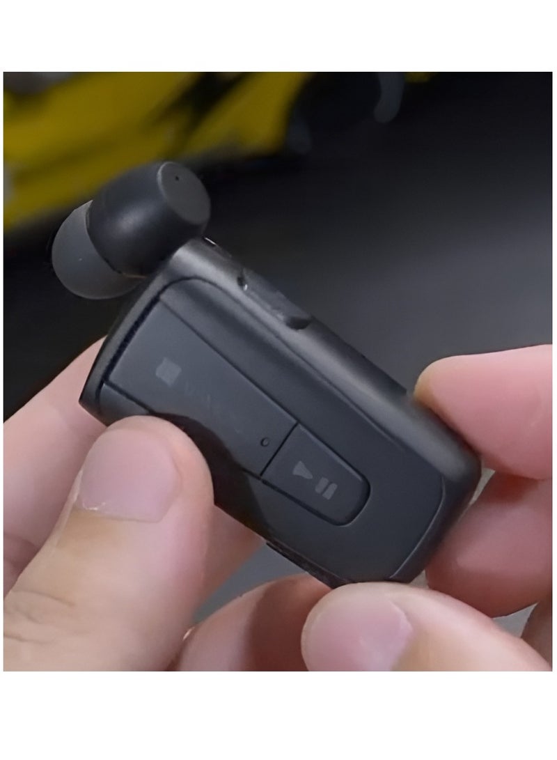 Admos AD-121 Wireless Headset Designed with Clip and Retractable Cable  Practical for Both Professional and Everyday Use - Image 3