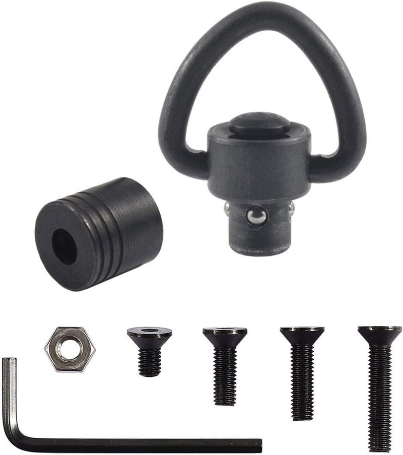 JIALITTE Store Quick Detach 1Inch swivels Mount QD Loop Adapter Kit with 4 Screws + 1 nut + 1 Wrench - Image 1