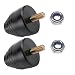 YTFRL 2 PCS Suspension Bump Stop Extra Strength Rear Bump Stops for Shock Absorption and Cushioning AllPurpose Rubber Bump Stopper Automotive Accessories for Cars Trucks Vans - Image 2