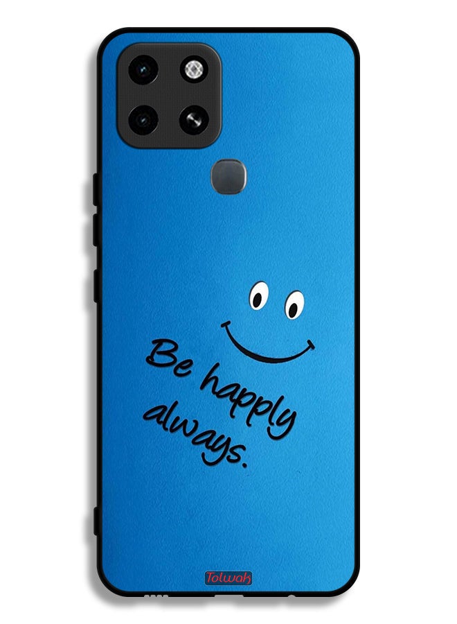 Tolwak Infinix Smart 6 Protective Case Cover Be Happy Always - Image 2
