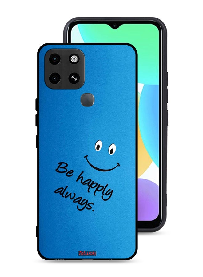 Tolwak Infinix Smart 6 Protective Case Cover Be Happy Always - Image 1