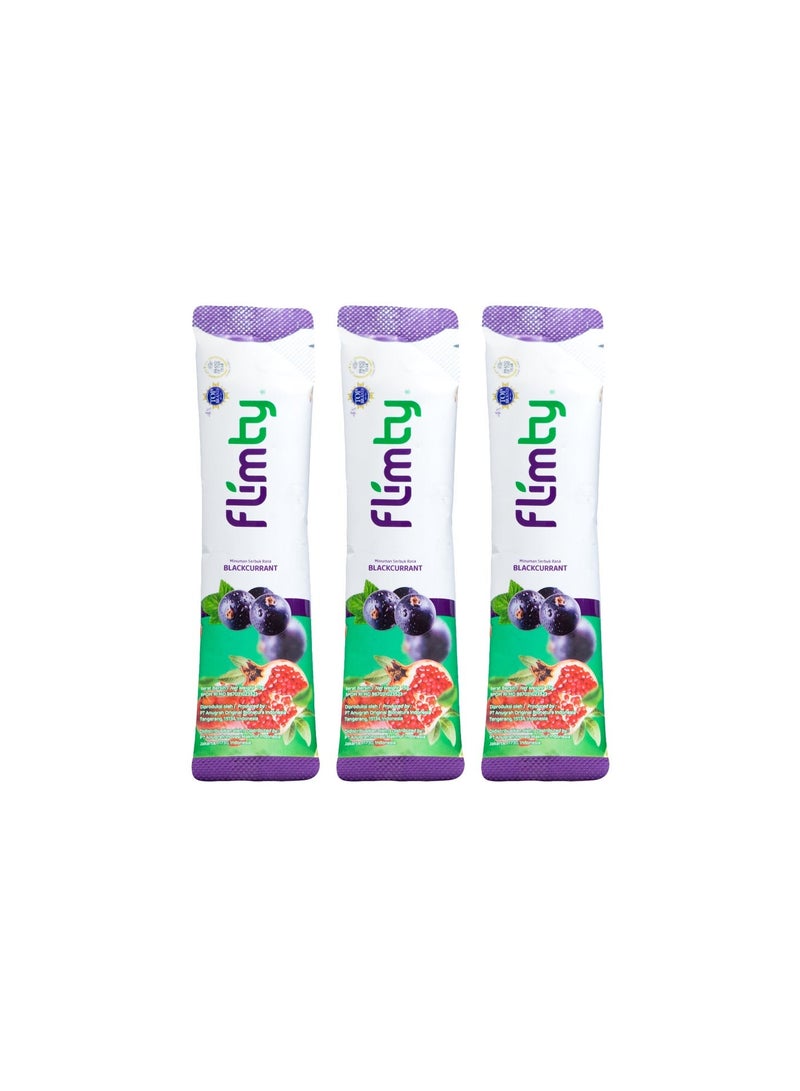 Flimty Fiber Drink – Blackcurrant – 16 Sachets - Image 3