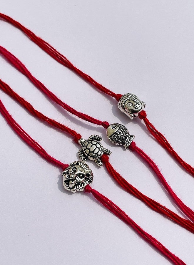 RDK SON'S Pack of 2 Fierce Lion Face Rakhis for Kids - Designer Raksha Bandhan Rakhi Set for Little Brothers & Sisters | Gift for Boys & Girls - Image 4