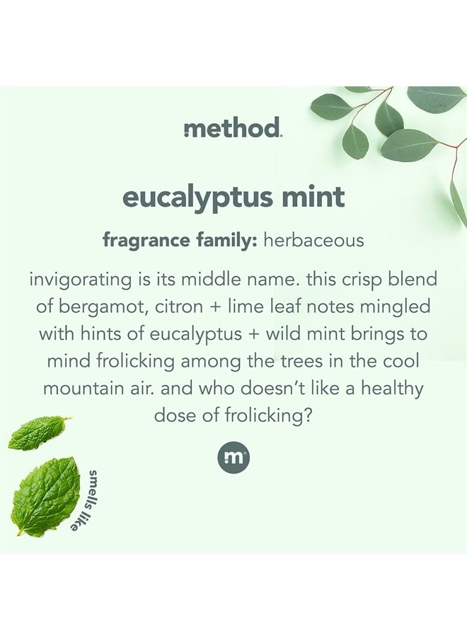 Method - Daily Shower Cleaner Spray, Plant-Based & Biodegradable Formula, Spray and Walk Away, Eucalyptus Mint Scent, 28 Fl Oz, (Pack of 8), Packaging May Vary - Image 1