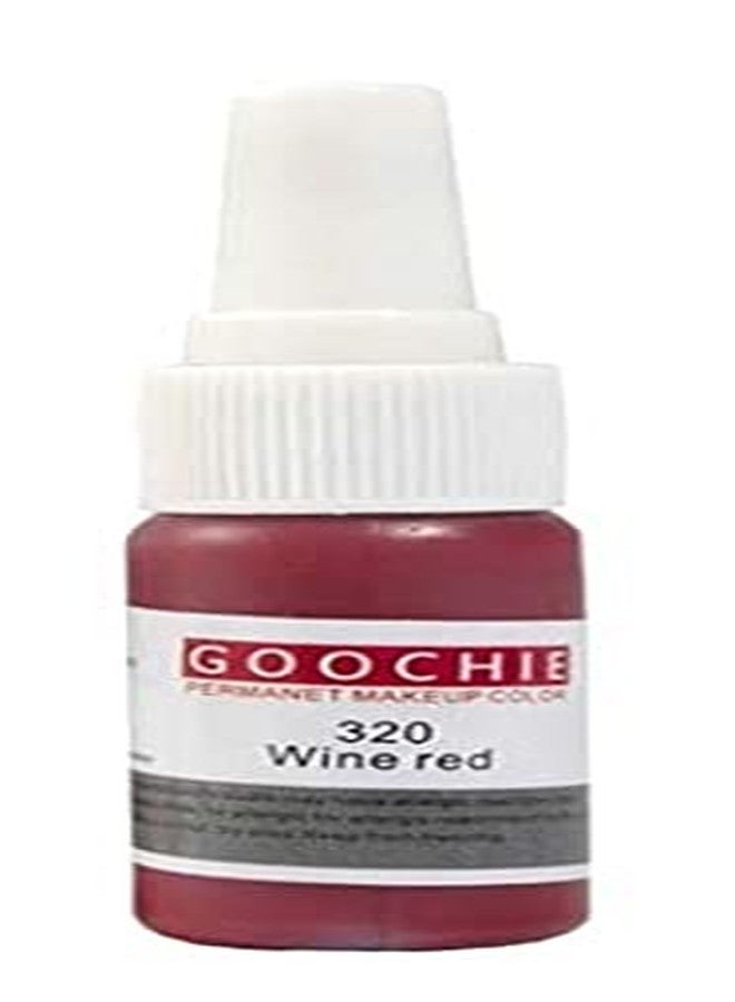 Goochie Permanent Makeup Micro Pigment Wine Red 320, 15ml - Image 2