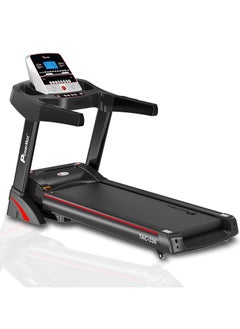 باورماكس فيتنيس جهاز سير كهربائي PowerMax Fitness TAC-330 (6HP Peak) للمنزل مع خاصية الانحدار التلقائي، 12 برنامج محدد مسبقًا، السرعة القصوى 15 كم/الساعة، الحد الأقصى لوزن المستخدم 130 كجم،  - Image 1