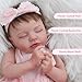 KSBD Reborn Baby Dolls Girl 20 Inch Realistic Sleeping Newborn Baby Doll Lifelike Handmade Cloth Body Soft Weighted Reborn Doll Advanced Painted Gift Set for Kids Age 3 - Image 3