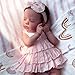 KSBD Reborn Baby Dolls Girl 20 Inch Realistic Sleeping Newborn Baby Doll Lifelike Handmade Cloth Body Soft Weighted Reborn Doll Advanced Painted Gift Set for Kids Age 3 - Image 2