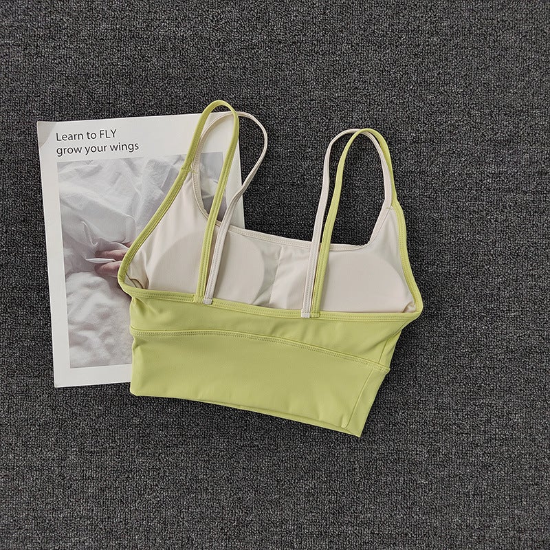 Women's Sports Bra Shockproof Push-up Yoga Vest Quick-dry Fitness Bra - Image 3