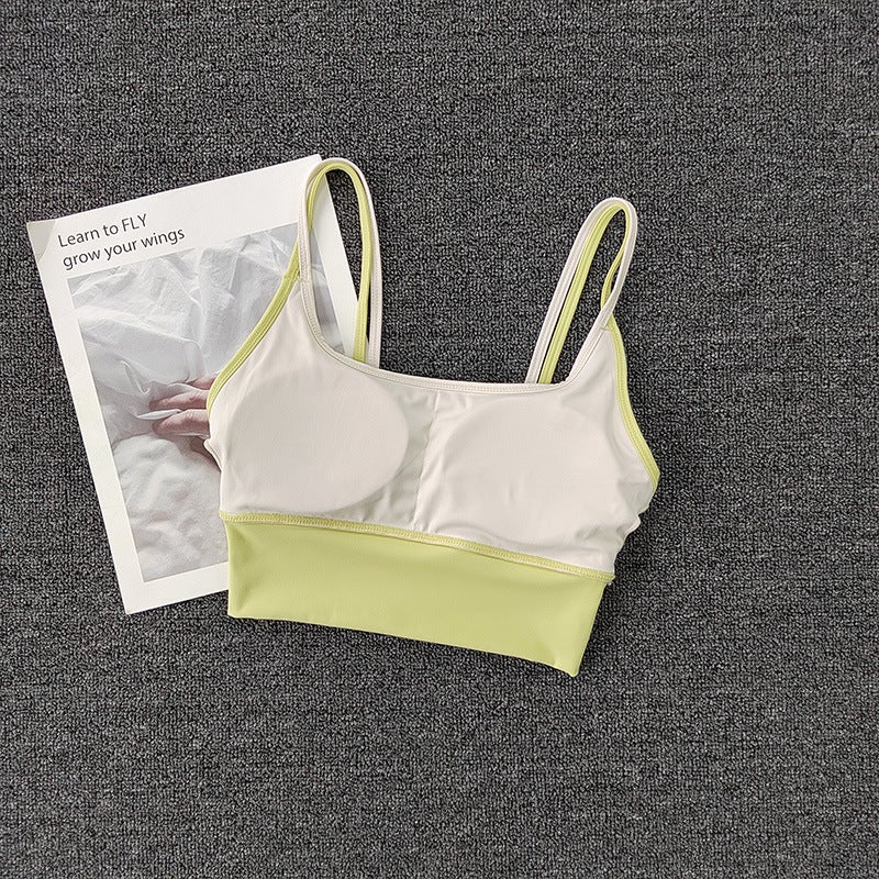 Women's Sports Bra Shockproof Push-up Yoga Vest Quick-dry Fitness Bra - Image 4