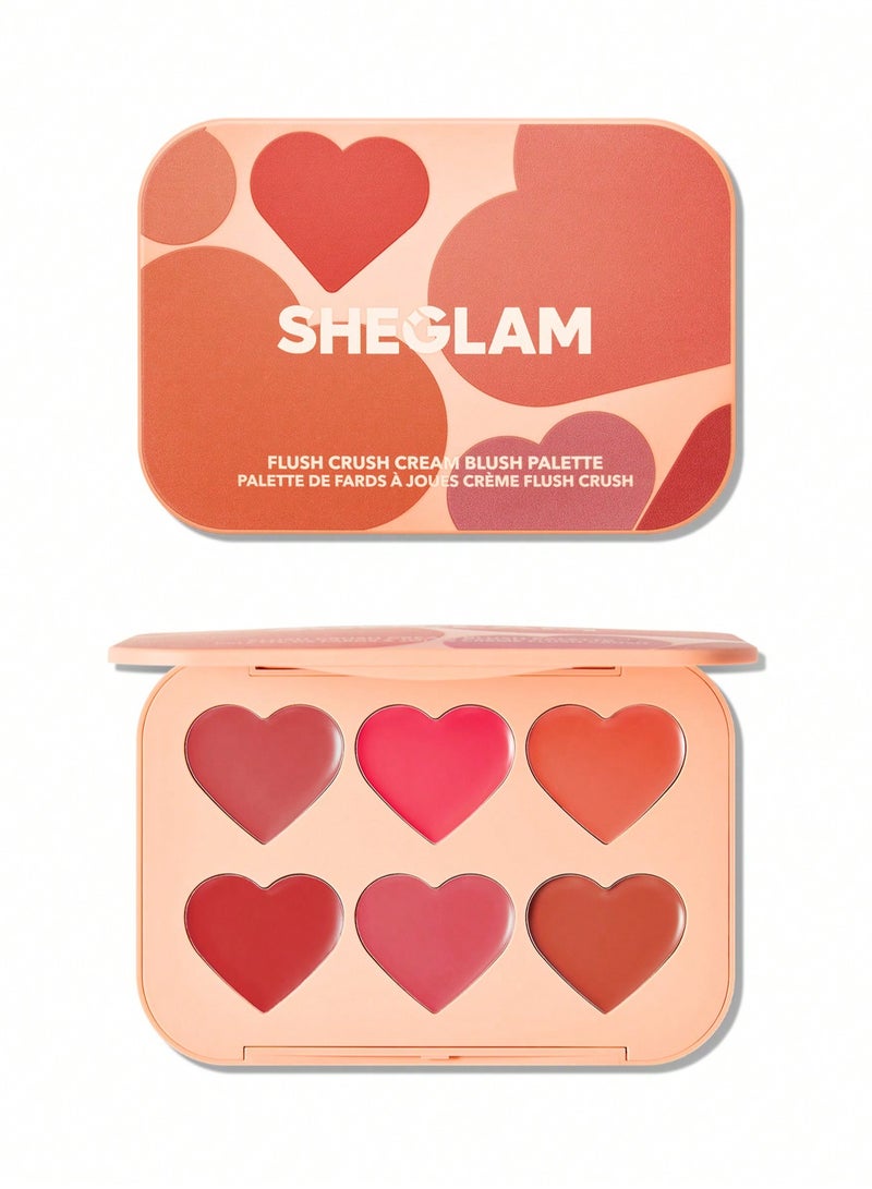 SHEGLAM Flush Crush Cream Blush Palette Cottage Core Garden - Image 1