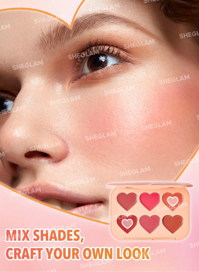 SHEGLAM Flush Crush Cream Blush Palette Cottage Core Garden - Image 4
