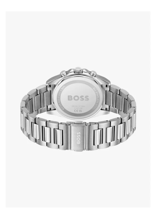 BOSS Strike Quartz Black Dial Chronograph Stainless Steel Watch