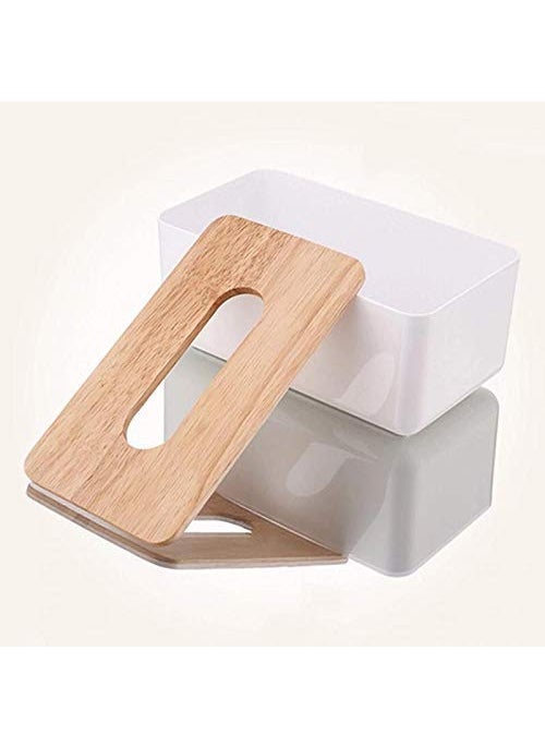 svk dream SVK Dream Tissue Holder for Dining Table Retro Square Happy Tissue Box Rectangular Tissue Cover Box Holders Case for Home Decor Car Decor Office Decor  - Image 1