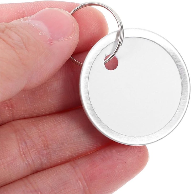 Easy handling optimized design LALAFINA 60pcs Metal Rim Key Tags with Writable Round Paper Inserts 31mm Coding Key Ring Labels and Luggage Organization in Office and Home Use Permanent & temporary usable Modern look Fade proof Updated modern design Connectable modular Universal design Global flexible sizing options Bug proof seal Fine polished finish Regional central warehouse stock Daily use improved quality Nationwide courier network Long term storage compatible Various size alternatives Multi-budget available picks Seasonal & permanent compatible Long lasting universal build Replaceable parts Ergonomic build Strategic warehouse site Oil resistant Safe material Global assorted color picks Public demand affordable quality - Image 3