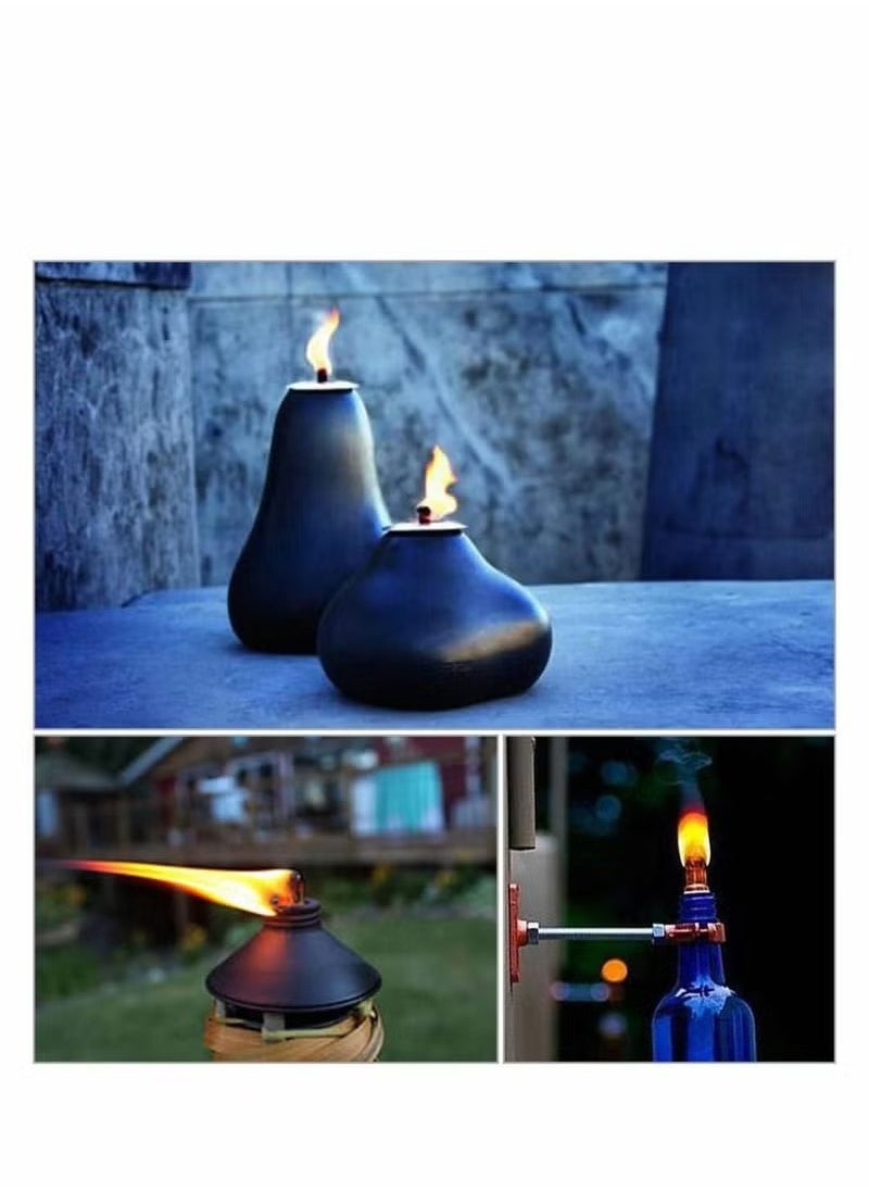 Realfrog 20 Pcs Replacement Fiberglass Wick For Wine Bottle Tiki Torches Patio Lighting Garden Lights Oil Lamps  - Image 3