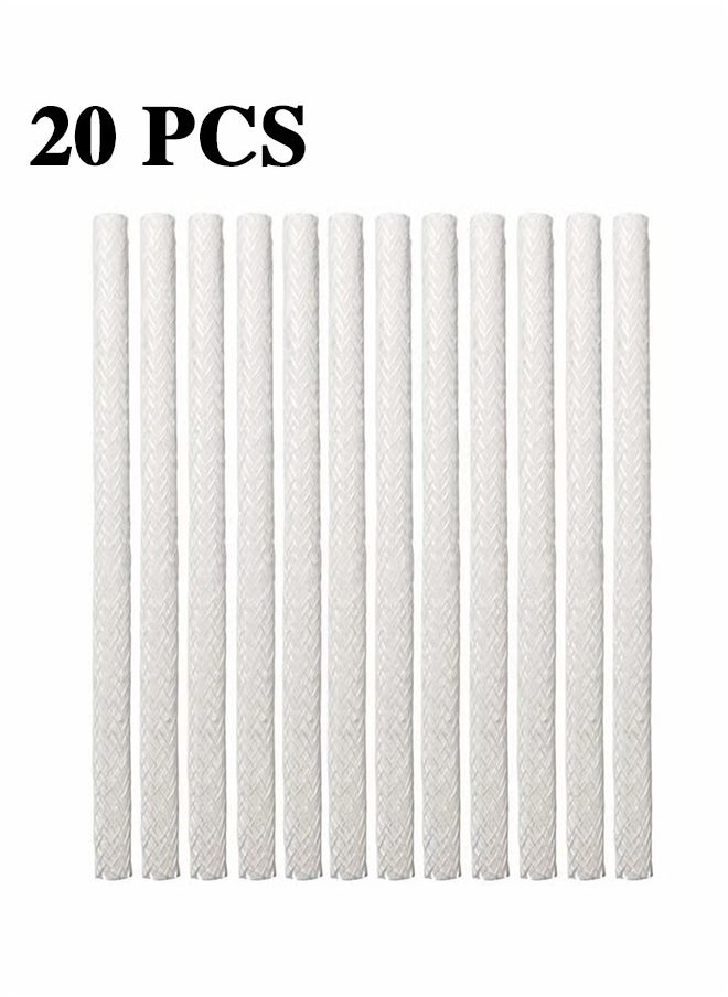Realfrog 20 Pcs Replacement Fiberglass Wick For Wine Bottle Tiki Torches Patio Lighting Garden Lights Oil Lamps  - Image 1