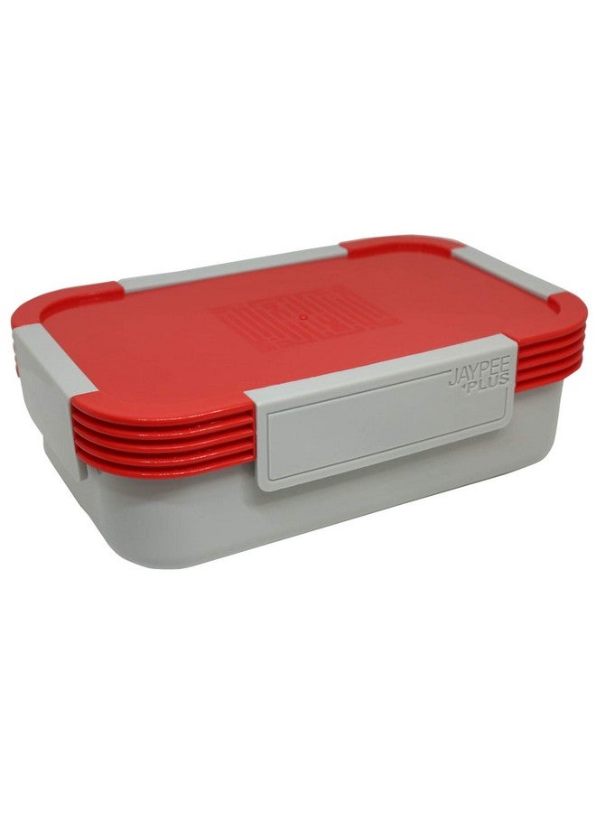 Jaypee Plus Stainless Steel Lunch Box Taurus- 2 Pieces, 900 ml,Red - Image 1