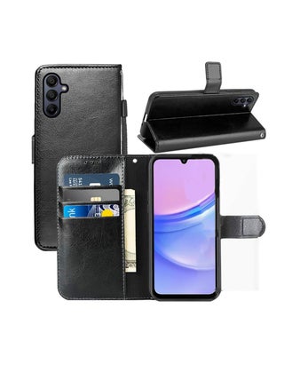 Wallet Leather Case for Samsung Galaxy A35 5G Phone, Flip Cowhide PU Leather Credit Card Slot Holder, Folio Flip Case (A35 5G) - pzsku/Z068AC76F4902AE5FE619Z/45/_/1723187776/9f07ca79-1977-40b9-8389-a427afdeba57