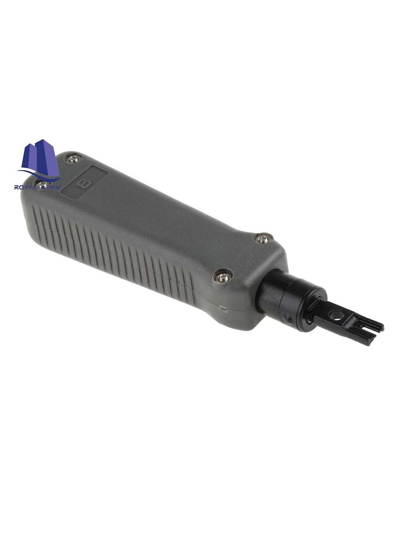 Cat6 Keystone Punch Down Tool with 110 and Krone Blade, Insert & Cut Terminations in One Operation, Precision Blades are Interchangeable & Reversible, Network Punch Tool  - Image 2