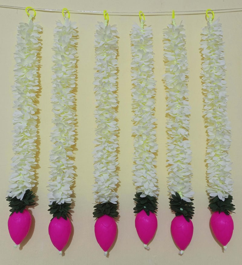 afarza Garland Toran for Door Hanging Entrance Decoration Bandarwal Handmade Festival Wedding Backdrop Haldi Mehndi Home Decor 14 Inch 6 Pieces - Image 3