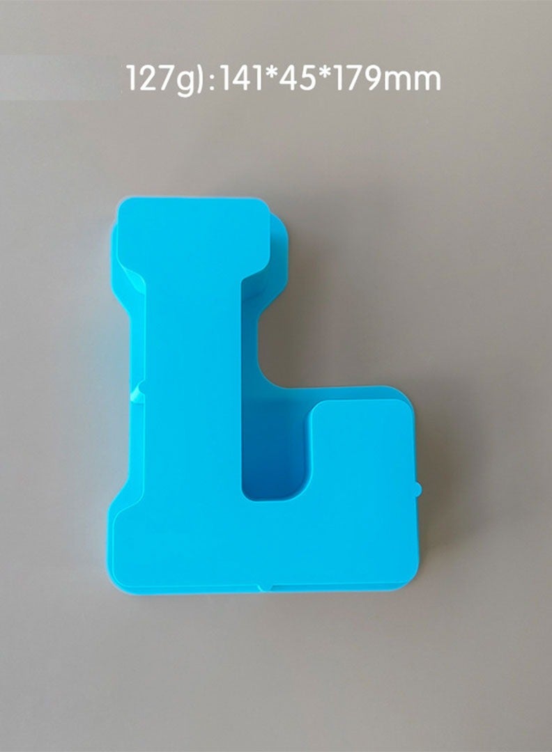 Large Multi-Purpose L Shaped Silicone Mold for Epoxy Resin, Chocolate, Wax, and Soap – Heat Resistant and Food Safe
