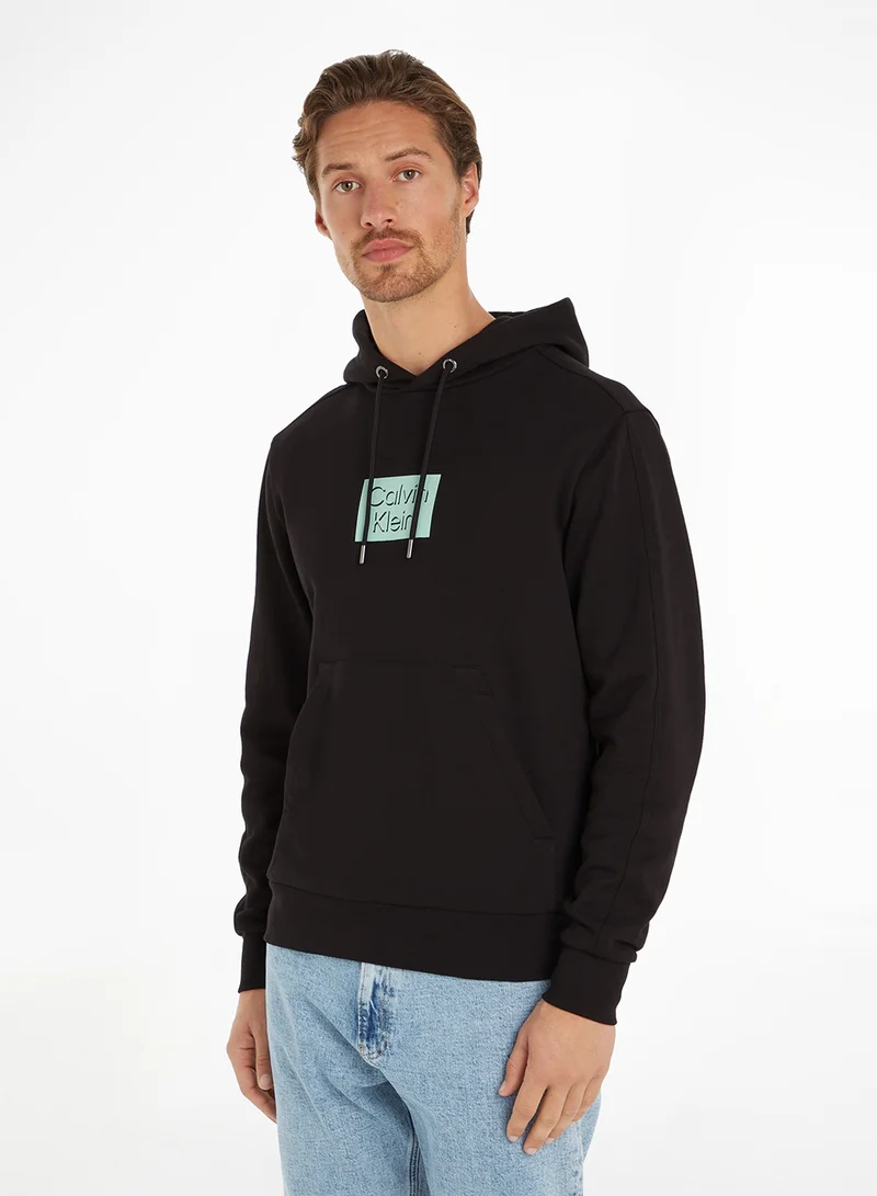 CALVIN KLEIN Cut Out Shadow Logo Hoodie