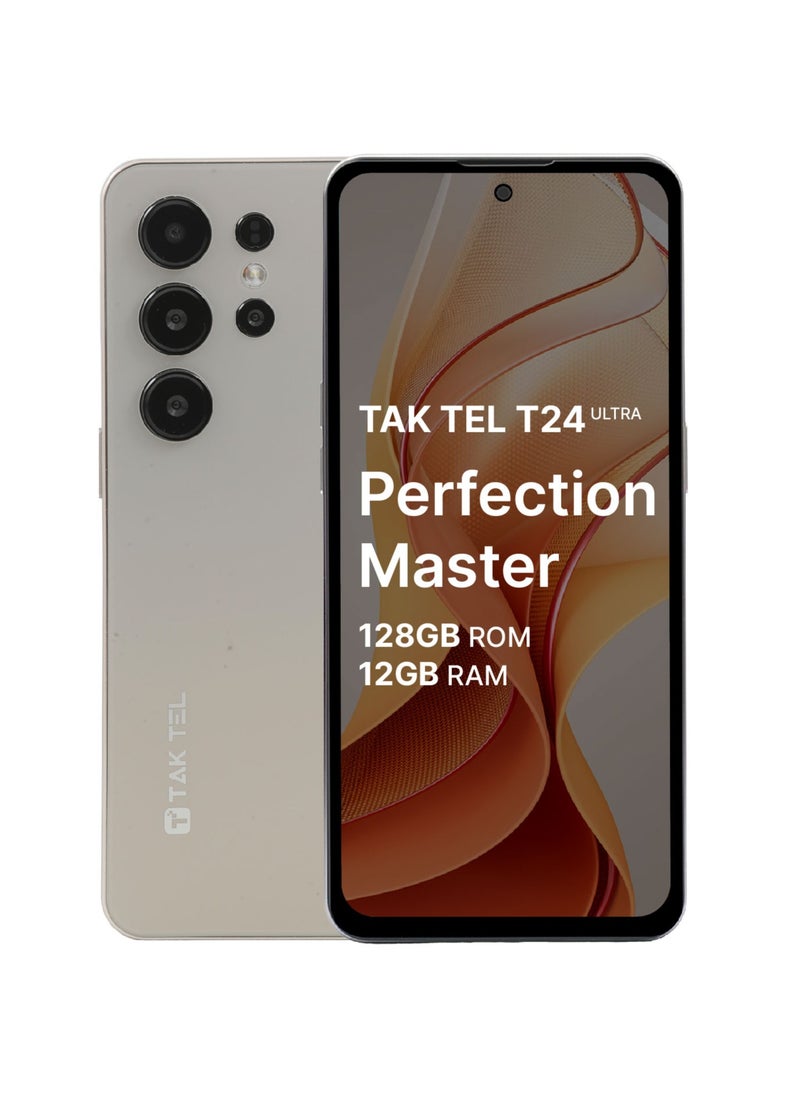 تا كتيل Tak Tel T24 هاتف ذكي يعمل بنظام Android بسعة تخزين 128 جيجابايت، وذاكرة الوصول العشوائي 12 جيجابايت، وشاشة عالية الدقة 6.6 بوصة، وبطارية 5000 مللي أمبير في الساعة، وكاميرا بدقة 13 ميجابكسل  - Image 1