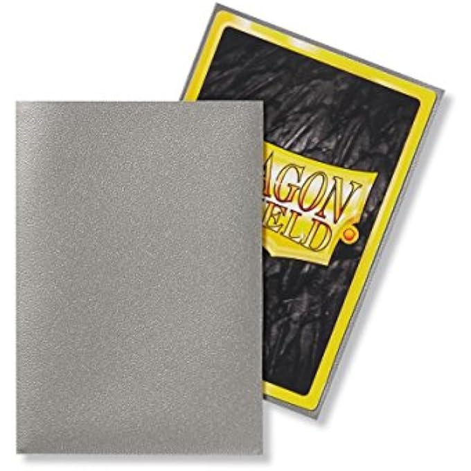 dragon shield SMALL SLEEVES - JAPANESE MATTE SILVER (60 SLEEVES) - Image 3