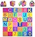 Kangler Kids Foam Puzzle Play Mat 59inch x 59inch 36Piece Set Interlocking EVA Floor Tiles with Alphabet and Numbers - Image 3