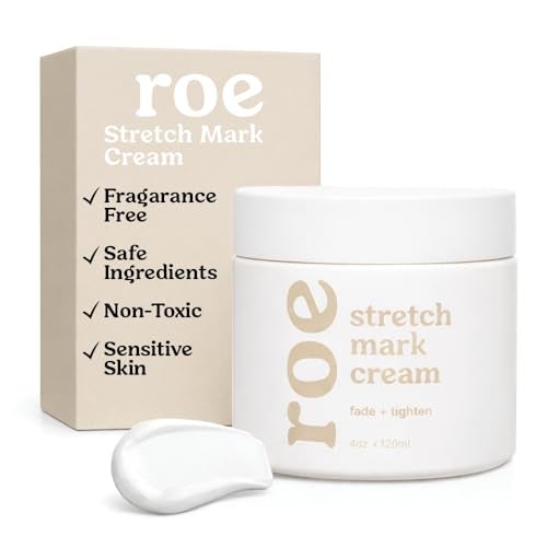 Roe Wellness- Stretch Mark Cream for Pregnancy & Prevention | Great For Moms W/ Sensitive Skin | Plant-Based Hydration, Increases Skin Elasticity and Firmness (Stretch Mark Cream) - Image 1