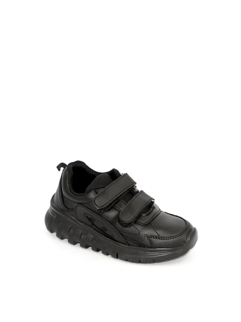 Liberty Boys School Uniform Shoes – Durable Black Formal Uniform Footwear for Kids | Anti-Slip Sole, Cushioned Insole, Easy Closure | Ideal for Daily Use & School Activities