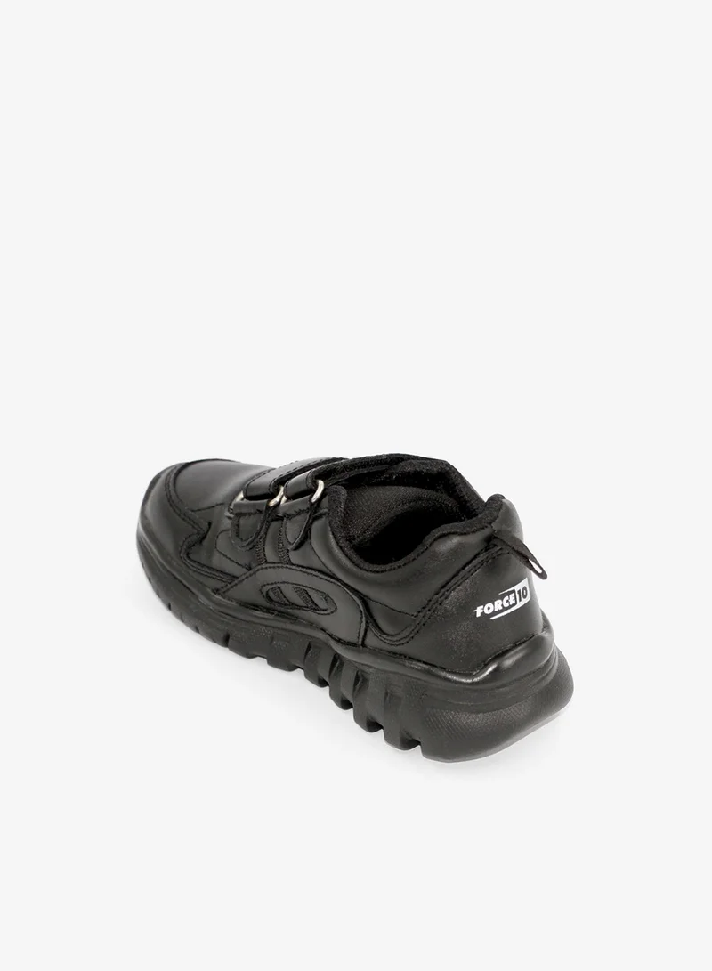 Liberty Boys School Uniform Shoes – Durable Black Formal Uniform Footwear for Kids | Anti-Slip Sole, Cushioned Insole, Easy Closure | Ideal for Daily Use & School Activities