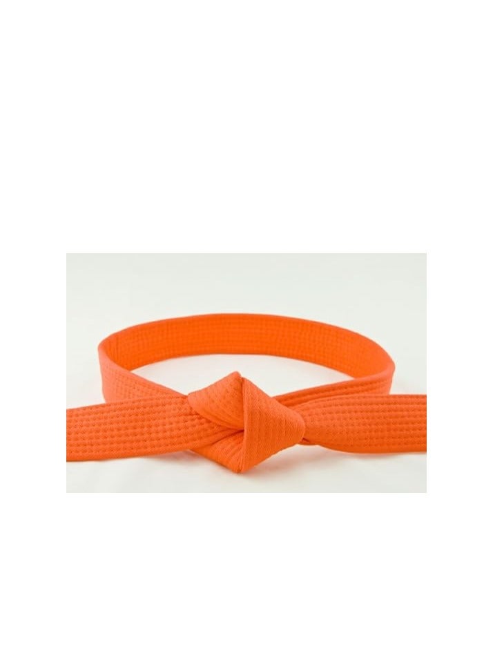 حزام قماشي للفنون القتالية باللون البرتقالي - Image 2