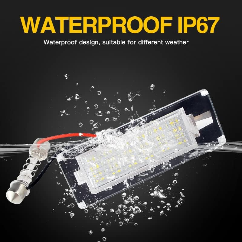Vuzmode 2X LED License Plate Light for Various Car Models - Image 4