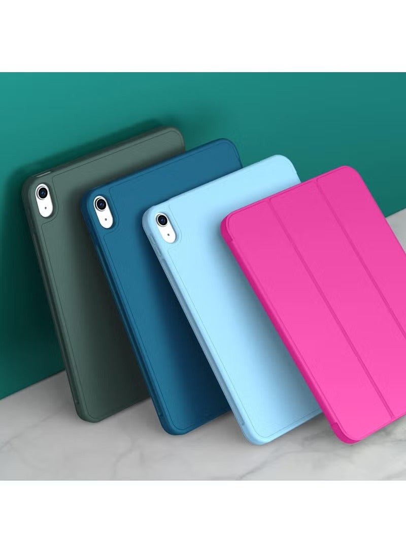 ميجوفاست جراب متوافق مع iPad الجيل العاشر 10.9 بوصة 2022 مع حامل قلم رصاص، غطاء واقٍ رفيع ثلاثي الطي مع ظهر ناعم من مادة TPU لجراب iPad الجيل العاشر، مع خاصية السكون والاستيقاظ التلقائي - Image 3