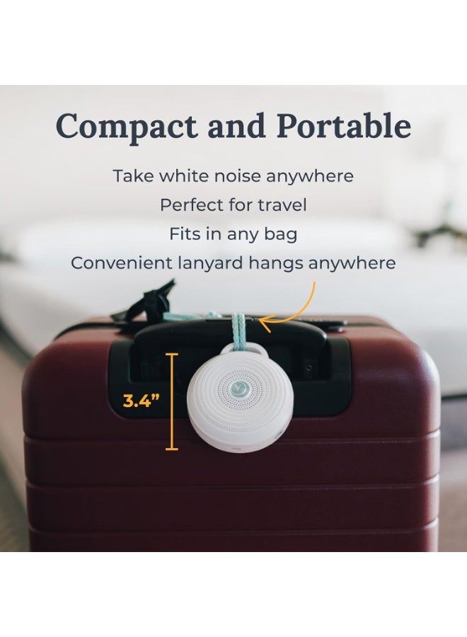 مارباك جهاز يوغا سليب روهم المحمول لإصدار الضوضاء البيضاء، 3 أصوات طبيعية مهدئة مع تحكم في مستوى الصوت، علاج للنوم للبالغين والأطفال والرضع، عازل للضوضاء لخصوصية المكتب والتأمل، هدية مثالية. - Image 4