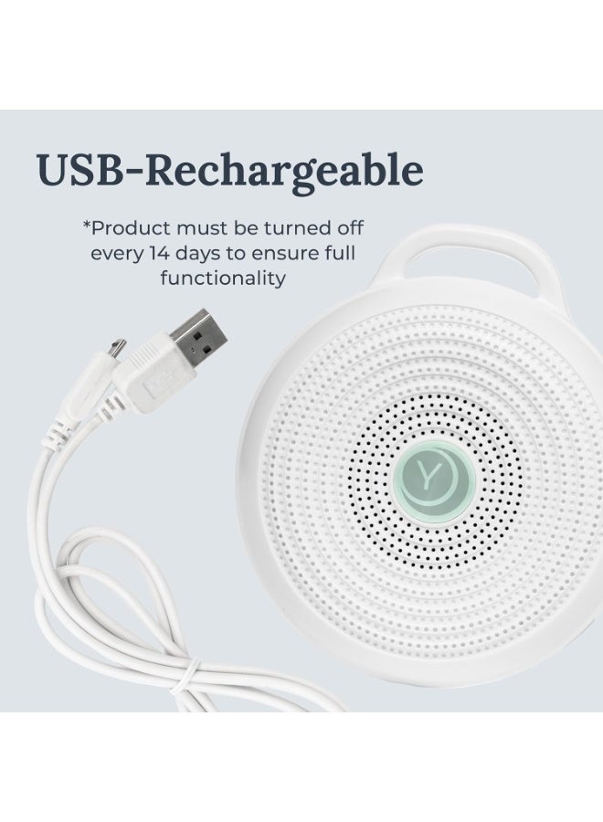 مارباك جهاز يوغا سليب روهم المحمول لإصدار الضوضاء البيضاء، 3 أصوات طبيعية مهدئة مع تحكم في مستوى الصوت، علاج للنوم للبالغين والأطفال والرضع، عازل للضوضاء لخصوصية المكتب والتأمل، هدية مثالية. - Image 2