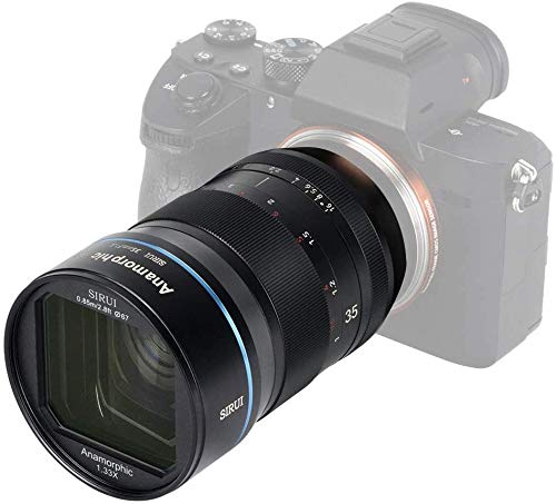 SIRUI 35mm F1.8 1.33X APS-C Anamorphic Lens Cinema Lens for MFT Mount, Blue Flare - Image 2