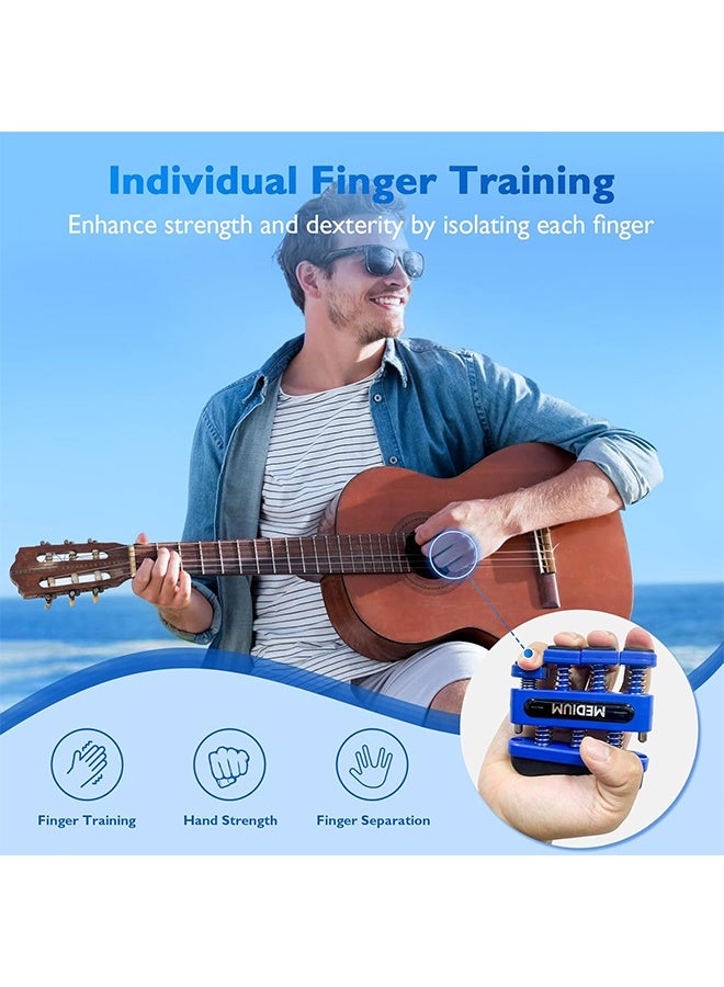 Finger Strengthener, Finger Exerciser, Hand Exerciser for Improve Dexterity and Strength in Fingers, Hands, Forearms–Grip Strength Trainer for Musicians, Climbers - Image 4