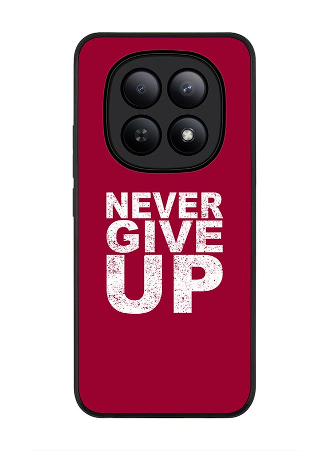 For Xiaomi Redmi Note 15 5G / Poco M8 Case,Slim fit Camera Protection, Shockproof Thin Phone cover  - Never ever give up