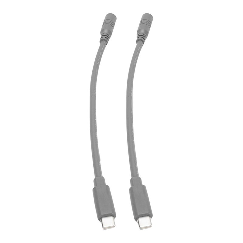 2PCS DC to USB C Adapter Cable Fit for Mini Dish Antenna 100W 5A Water Proof Plug Converter Extension Cord 0.66FT 0.2M - Image 2