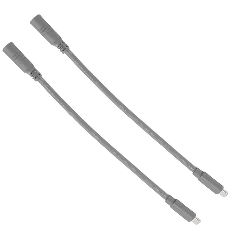 2PCS DC to USB C Adapter Cable Fit for Mini Dish Antenna 100W 5A Water Proof Plug Converter Extension Cord 0.66FT 0.2M - Image 4