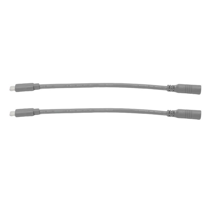 2PCS DC to USB C Adapter Cable Fit for Mini Dish Antenna 100W 5A Water Proof Plug Converter Extension Cord 0.66FT 0.2M - Image 1
