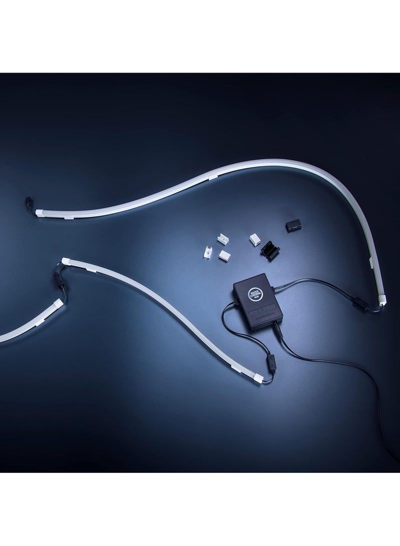 Razer Chroma Light Strip Expansion Kit - ARGB Light Strips for Greater Lighting Customisation (Chroma Light Strips, Premium Light Diffusing Case, aRGB Device Compatibility, 1x 100 cm, 2x 50 cm) -RZ34-04020200-R3M1 - Image 5