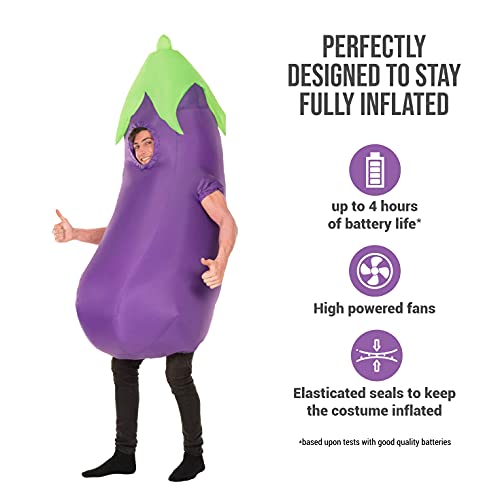 Morph Eggplant Costume Adult, Inflatable Eggplant Costume, Halloween Costumes for Men, Halloween Costumes for Adults - Image 5