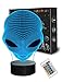 FULLOSUN 3D Night Light Alien Illusion Lamp LED Martian ET Nightlight with Remote Control 16 Colors Changing Room Home Decor Xmas Cool Birthday Gifts for Boys Girls - Image 3