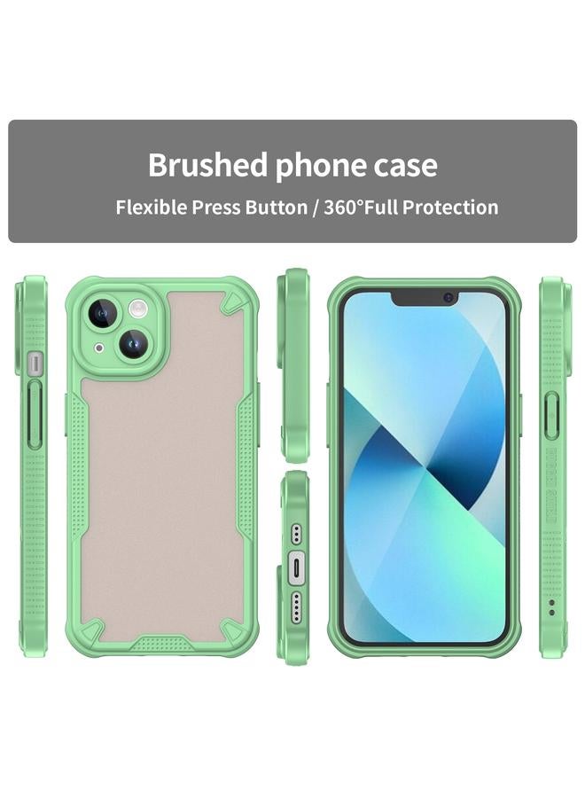 S-TOP Case For iPhone 13 Armor Glaze PC Hybrid TPU Phone Case - Image 2