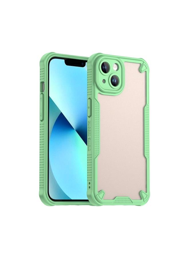 S-TOP Case For iPhone 13 Armor Glaze PC Hybrid TPU Phone Case - Image 1