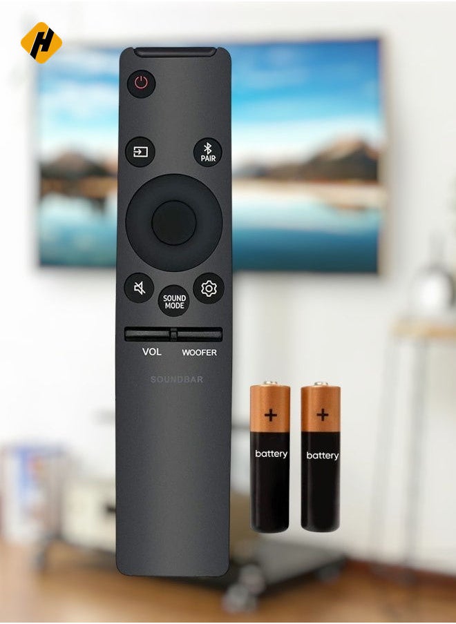 HuHa - Replaced Remote Control for Samsung HW-N650 HW-N850 HW-N850/ZA HW-N950 HW-Q850T HW-Q950T HW-Q800T HW-Q900T HW-Q800A Soundbar with Battery - Image 1